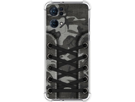 Carcasa Oppo Reno 7 Pro 5G TUMUNDOSMARTPHONE Dibujos Antigolpes Zapatillas 15 Multicolor