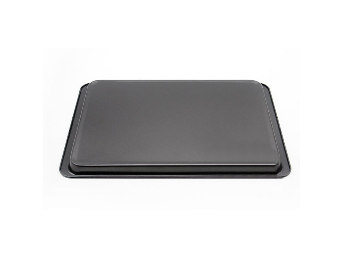 Bandeja para hornear antiadherente de acero al carbono de calidad profesional, distribución uniforme del calor para una cocción perfecta, revestimiento antiadherente duradero.