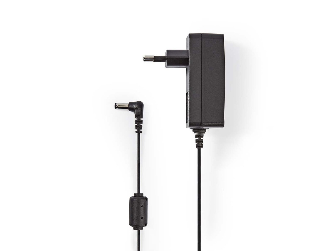 Adaptador de cámara CCTV 2,0 A 12 V CC Mango de 5,5 x 2,1 mm Hané 1,50 metros negro NEDIS