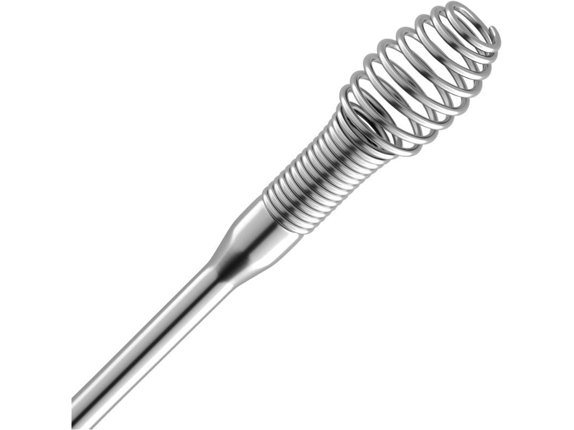 Herramienta Espiral De Acero Inoxidable De 360° Para La Eliminación De Cerumen Y El Cuidado Ocular (plateada)