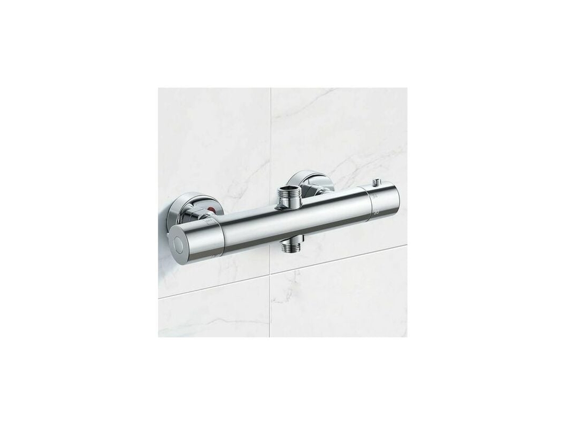 Coluna Termostática, Duche, Latão, Entradas G3/4 E G1/2 Relavaev