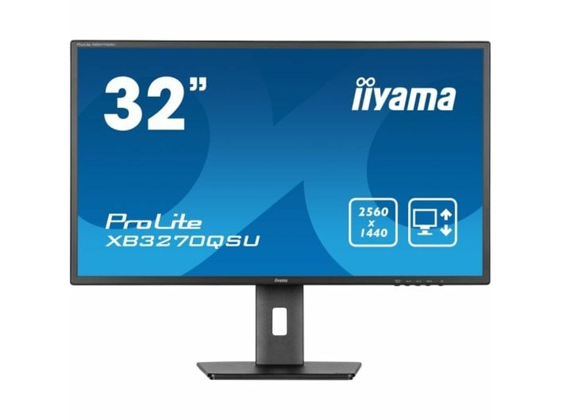 Monitor Gaming IIYAMA XB3270QSU-B1 (Negro - NVIDIA G-SYNC - 32" - Enchufe EU - Wide Quad HD - 3 ms)