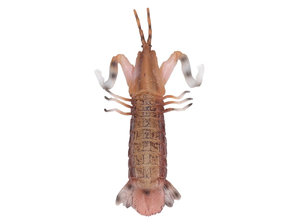 Ats-modelo De Camarón Mantis Sólido Y Vívido Simulación Juguete Educativo Para Niños Modelo De Animal Marino