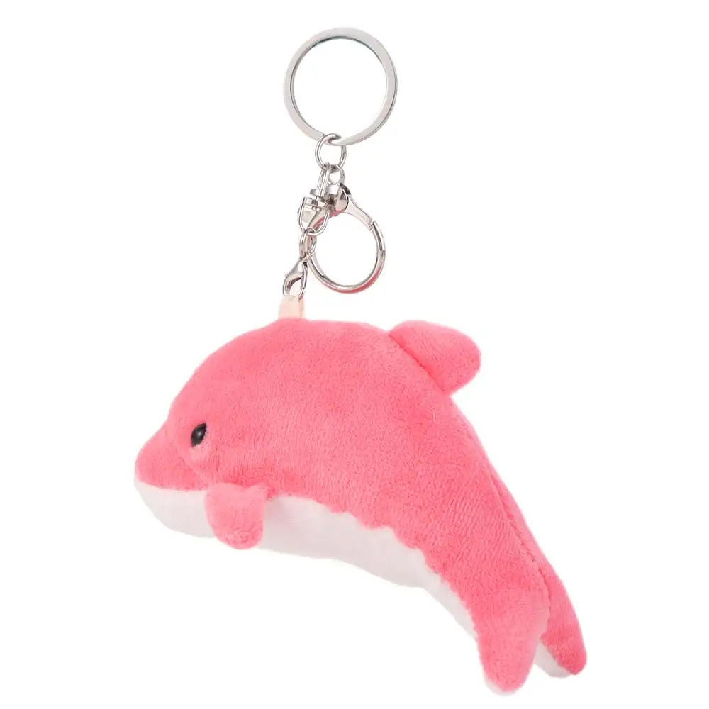 Llavero Con Colgante De Delfín (rosa Oscuro) Para Mochila, Adorno De Peluche