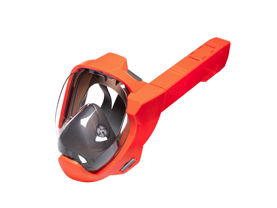 Máscara De Snorkel Integral Para Adultos Con Sistema De Respiración Secca De 180°, Visión Panorámica, Antivaho Y Antifugas.