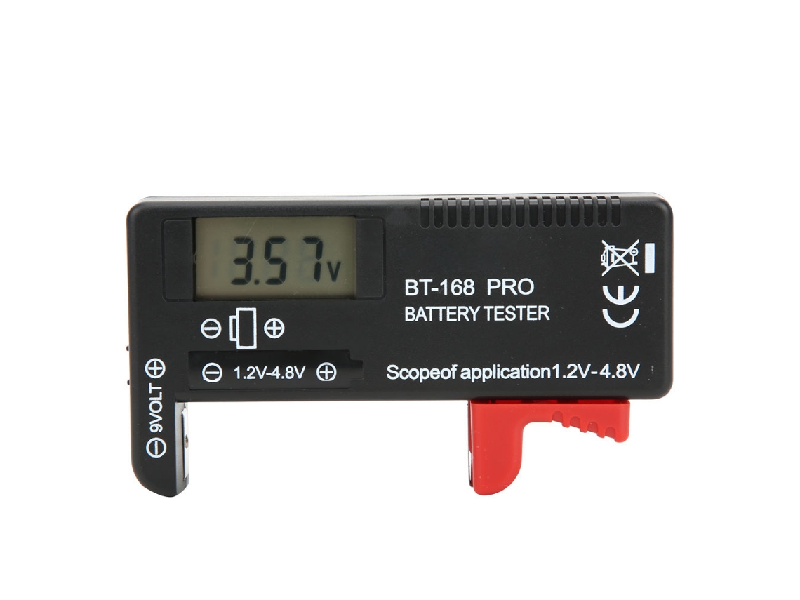 Probador Digital De Capacidad De Baterías 168pro Para Baterías De 1,2 V A 4,8 V Con Pantalla Lcd.
