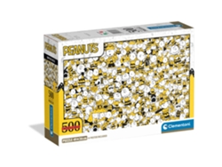 Clementoni - Rompecabezas Impossible Peanuts de 500 piezas