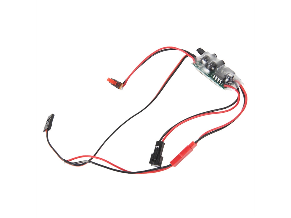 Controlador De Velocidad Esc Con Escobillas De 15 A Para Coches Rc Wpl C14 C24 B24 B36 1/16. Piezas De Repuesto Mejoradas.