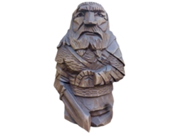 Estatuas vikingas de resina de Odín y Thor: Artesanías para la decoración del hogar y el jardín.