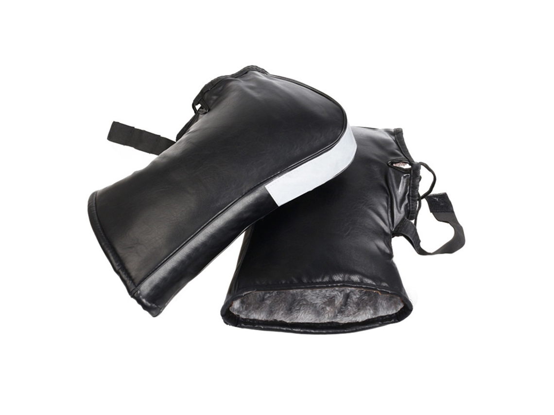 2026-guantes De Manillar De Moto Impermeables Guantes De Invierno Térmicos Antiviento Pu Para Hombre Mujer