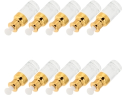 Frascos De Vidro Sintético De 50ml Para Óleos Essenciais, Pacote Com 10 Unidades E Tampas.