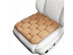 Almofada Universal Para Assento De Carro Henten Home Resistente A Manchas, Respirável, Absorvente De Impactos Y Aliviador De Pressão Marrom