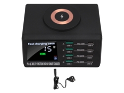 Cargador Inalámbrico (carga Rápida Inteligente Con Pantalla Digital De Alta Potencia 110w)