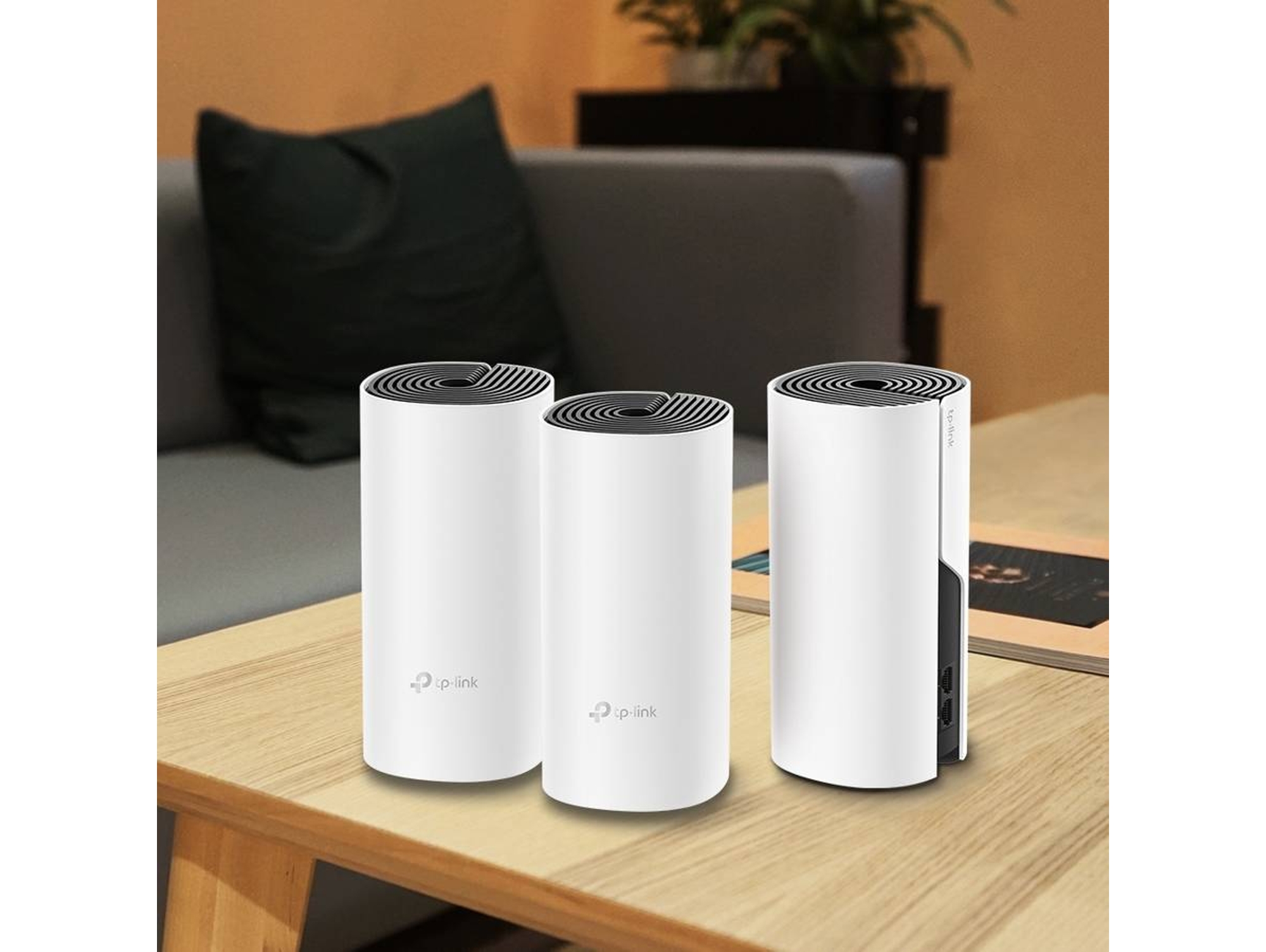 Sistema Mesh TP-Link Deco M4 3 unid. (AC1200 - 300 + 867 Mbps)