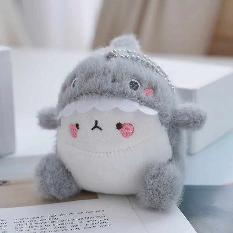 (gris) Llavero De Peluche De Baby Shark De 12 Cm, Juguete Decorativo