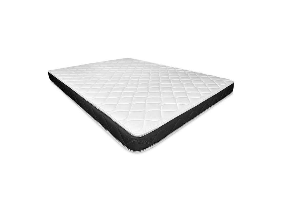 Colchón Viscoelástico Fresh, Blanco/Negro, Altura 13 cm, 105x190 cm