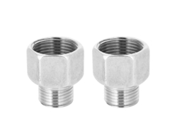 Adaptador Reductor De Rosca De Tubería Macho G1/2 Hembra G3/4 De Acero Inoxidable Para Gas Sanitario