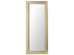Espejo BELIANI Antibes de Material sintético Dorado 50x3x130