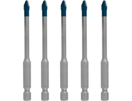 Conjunto de Brocas BOSCH para Telha Hex-9 Expert Hardceramic - 5 mm - 5 Un para Conjunto de Taladros de Impacto