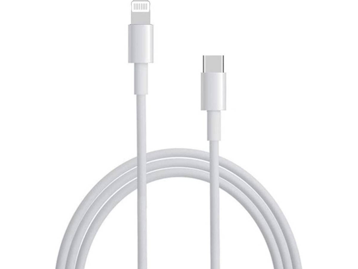 Cable YIOU Lightning (USB-C - 1 m - Blanco)