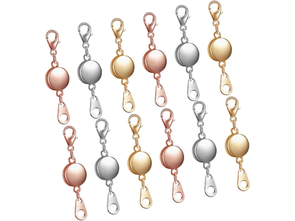 Cierre Magnético Redondo Nuobesty Para La Fabricación De Collares Y Pulseras, Diseño