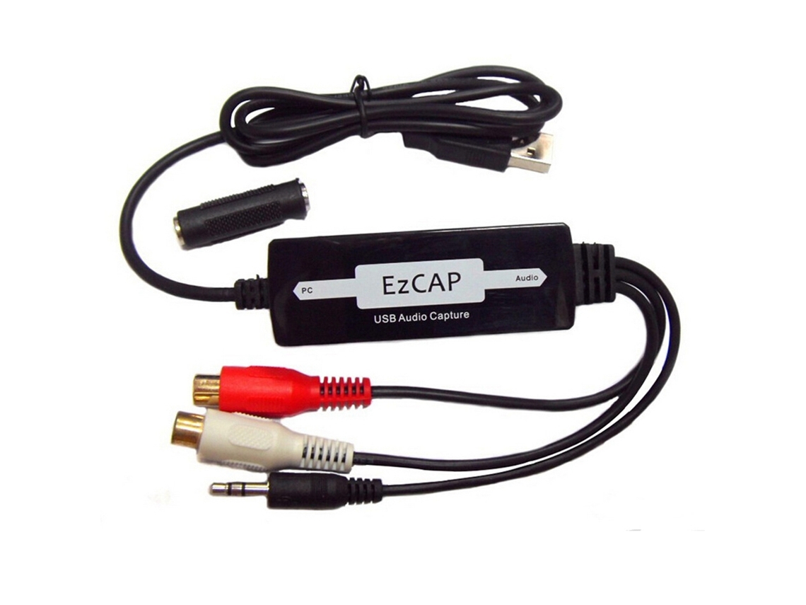 Dispositivo de captura de audio USB de 3,5 mm Ezcap, convertidor de cinta a CD/MP3 Mdug