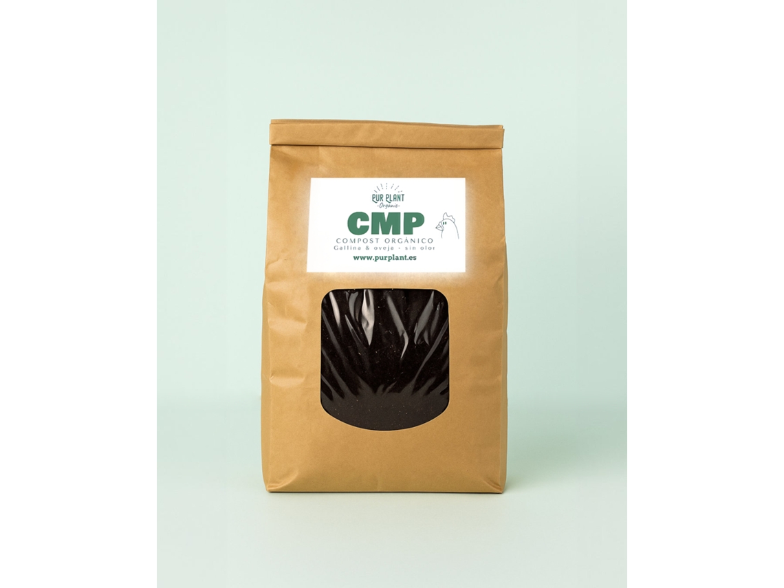Compost orgánico inodoro Cmp | Fertilizante natural rico en humus e inodoro | Pur Plant