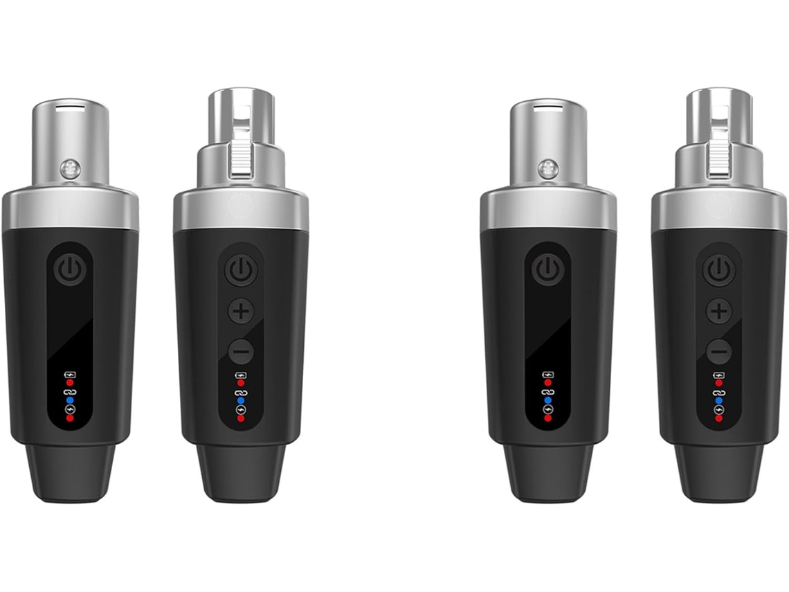 2 Nuevos Adaptadores Xlr Para Sistema De Transmisor Y Receptor De Micrófono