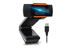 Cámara Web Con Micrófono Para Pc, Usb 2.0, Color Negro