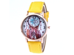 Relógio De Pulso Feminino Casual Simples Com Mostrador Redondo De Quarzo E Cinto De Plástico Rosa