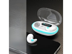 Auriculares Inalámbricos Bluetooth 5.3 Auténticos (blancos), Resistentes Al Agua, Con Cancelación De Ruido Y Micrófono.
