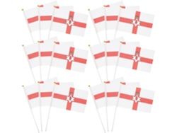 Banderas De Mano De Irlanda Del Norte, Uso Versátil, Hechas De Poliéster, 50 Unidades, Pequeñas Banderas Nacionales Con