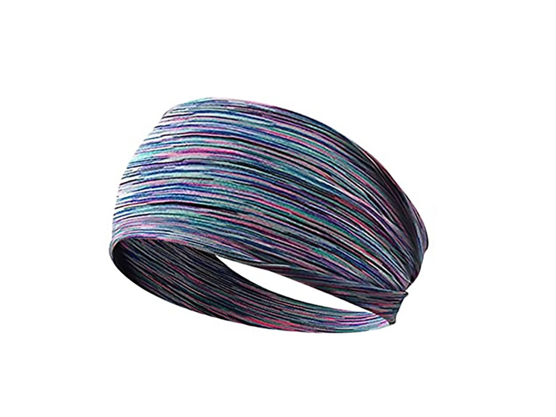 Diadema deportiva elástica Yuysan, antitranspirante y conductora del sudor, ideal para correr, gimnasio y yoga, coletero para mujer (10 unidades)