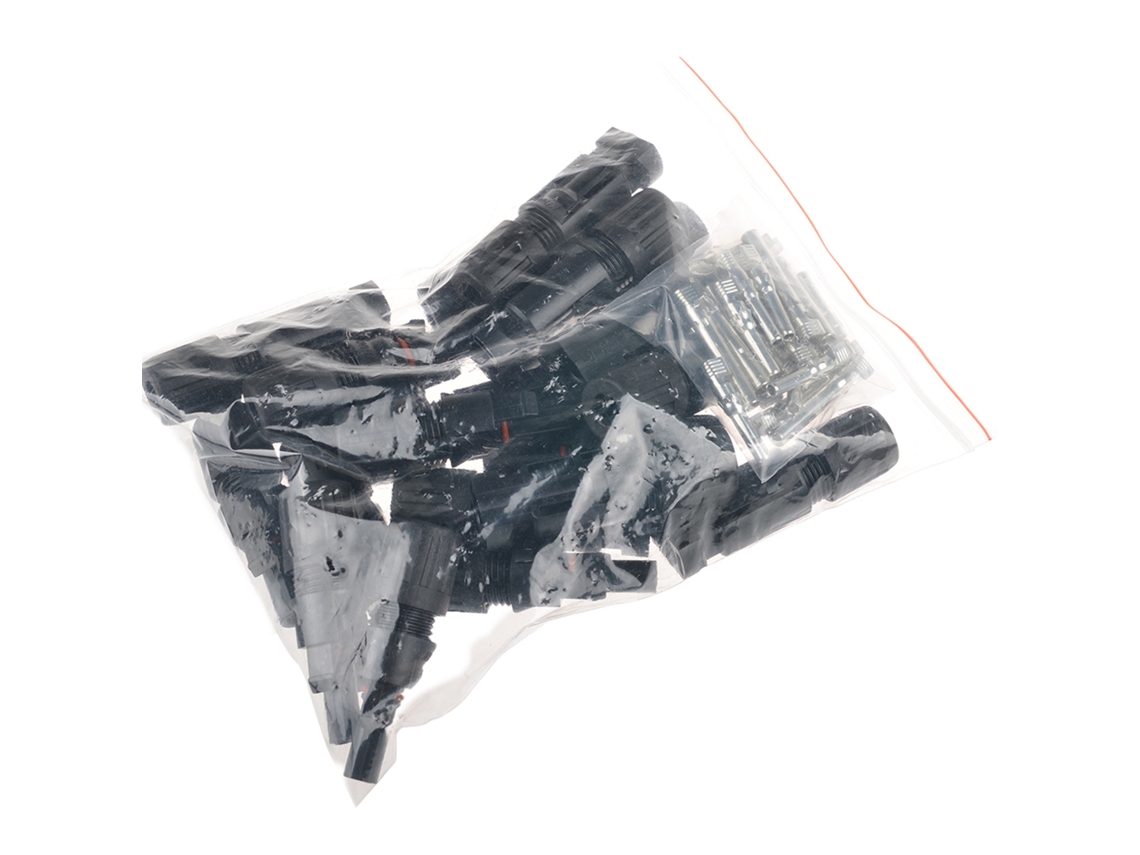 5 pares de conectores de cable para paneles solares impermeables IP67