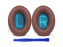 Almohadillas Profesionales Para Auriculares Bose, Repuesto Para Las Series Qc35, Qc15 Y Qc25, Color Marrón.