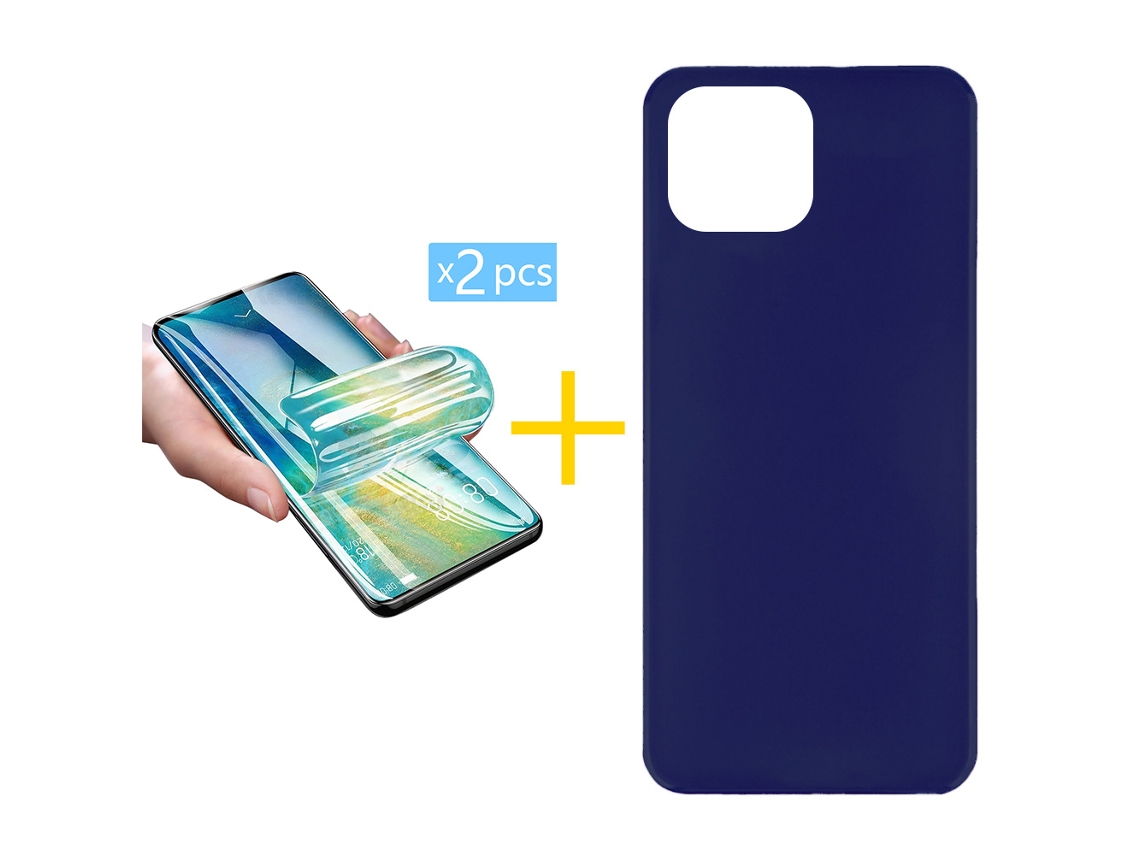 Conjunto de Protectores de Pantalla para iPhone 16 Plus GANDY Azul (2un)