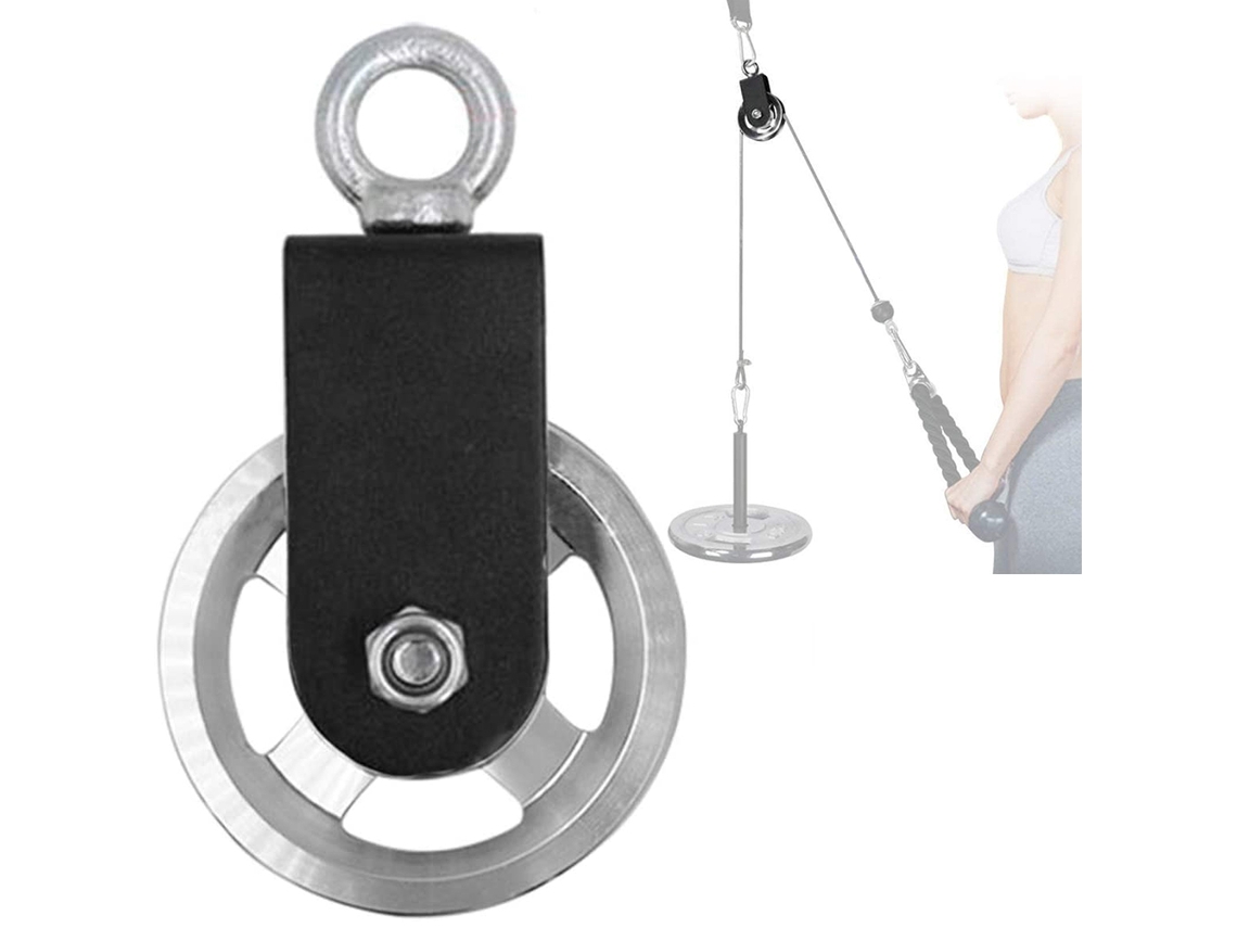 Polea Giratoria De 360 Grados Para Entrenamiento De Fuerza, Equipo De Gimnasio En Casa Con Rodamiento Silencioso