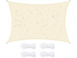 Vela De Sombra Rectangular Impermeable Resistente Poliéster