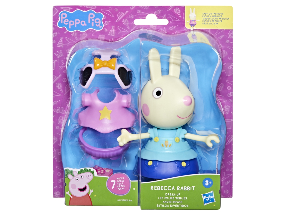 PEPPA PIG - Rebeca Rabbit Estilos divertidos - Juguete creativo - PEPPA PIG - 3 Años