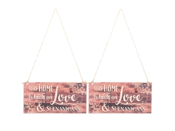 2pcs Placa De Madera Colgante Para Bienvenida, Tablero Decorativo Diy Para Puerta, Ventana Y Pared