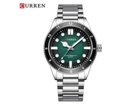 Relojes para Hombres Reloj de Pulsera de Acero Inoxidable para Hombres Relojes de Pulsera de Negocios de Cuarzo para Hombres - Concha Blanca Verde ...