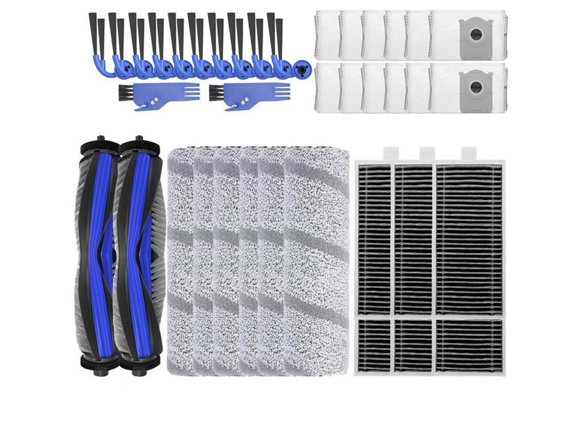 Kit Repuesto Adaptable Para Ecovacs X11/x11 Pro/t80s Depósito, Alto Rendimiento, Cepillos, Rodillos Y Filtros Para Hogar