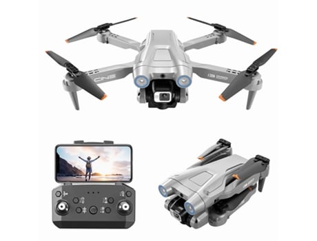 VPCOMERCIAL - Drone I3 Pro I3 Pro con cámara dual 4K (3 baterías - Duración de la batería: 15 min - Gris)