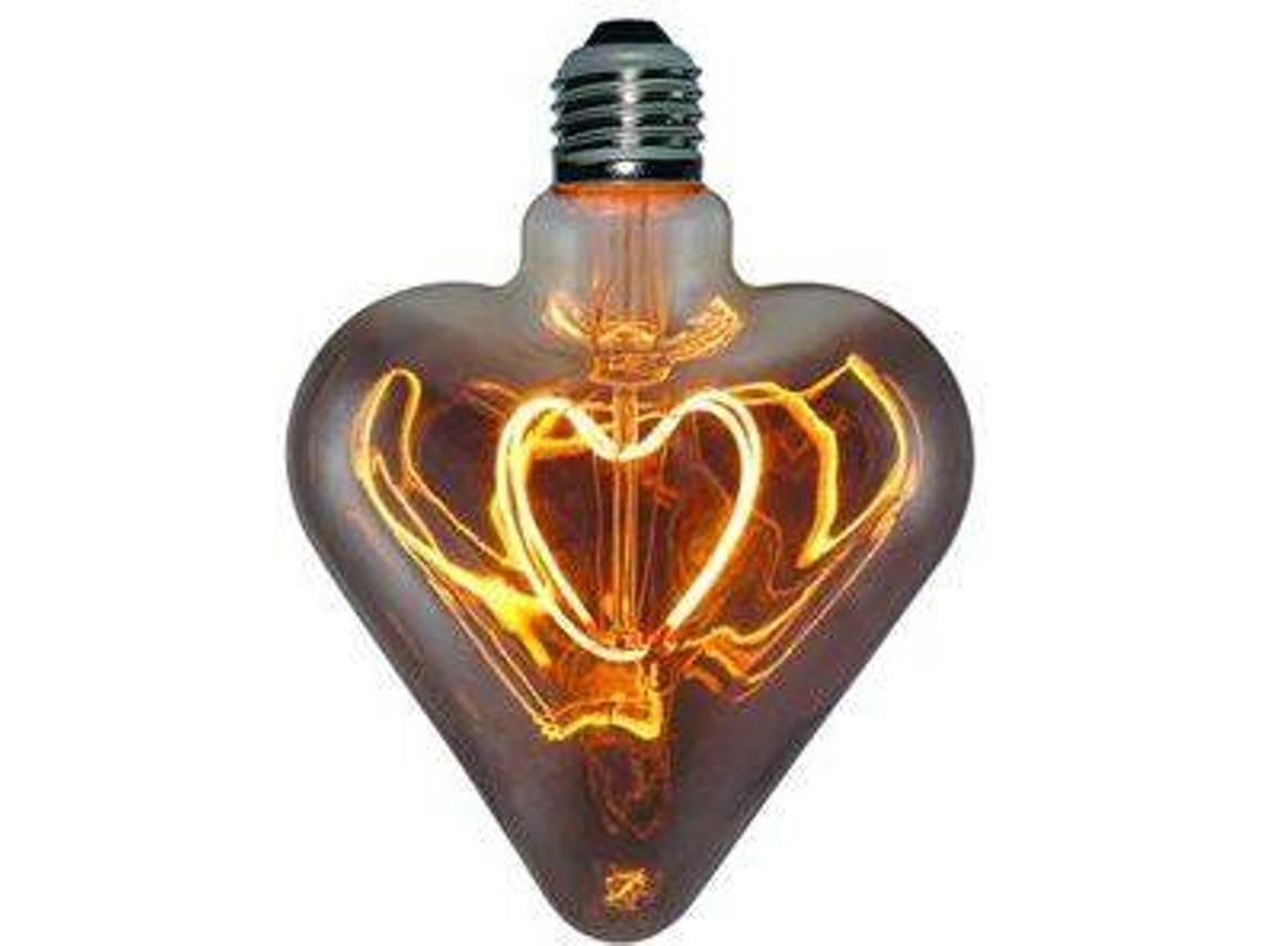 Bombilla LEDBYLED Vintage Heart Smoky (Gris)