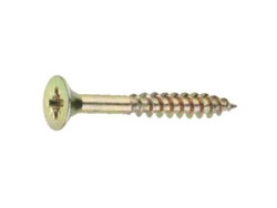 Conector universal Vis 4,0 x 40 mm, lote de 500 unidades, cabeza frisada galvanizada