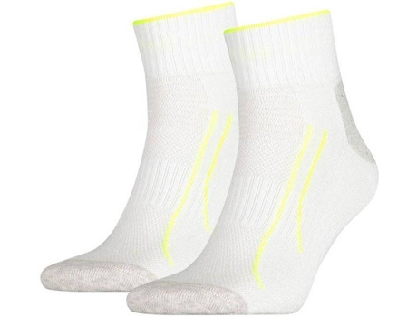 Calcetines para Hombre PUMA Train Quarter 2 Pares Blanco para Fitness (EU 35)