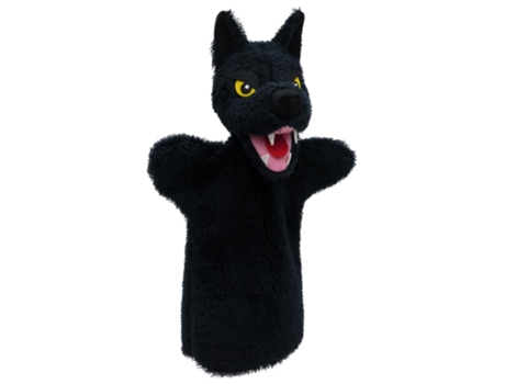Peluche MORAVSKÁ ÚSTREDNA BRNO Marioneta de Mano Lobo Negro
