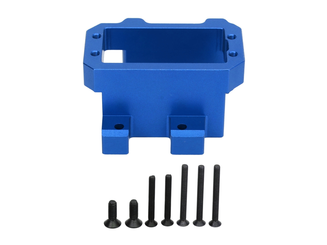 Soporte De Servo De Dirección De Aleación De Aluminio Para Vehículo Teledirigido Sledge 1/8 4wd - Azul