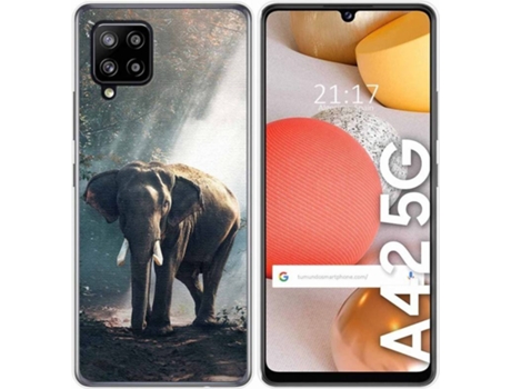Carcasa Samsung Galaxy A42 5G TUMUNDOSMARTPHONE Elefante Multicolor