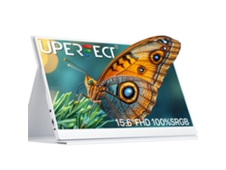 Monitor portátil Uperfect de 15,6", monitor de viaje 1080p para portátil, monitor externo para segunda computadora